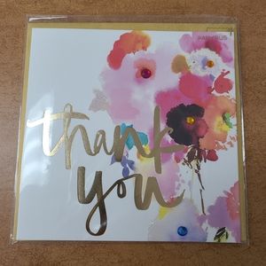 🆕️Papyrus Thank You Card - Floral Watercolor